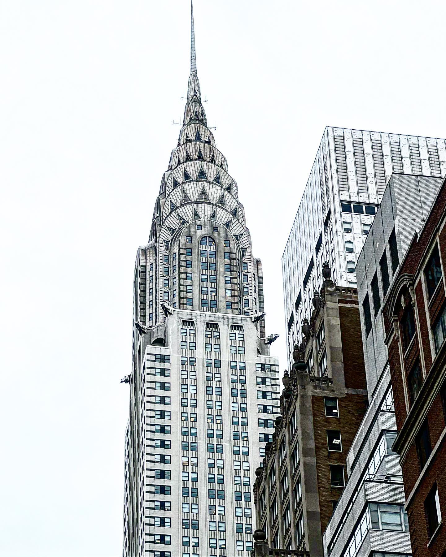 The Chrysler Building rising above Midtown Manhattan